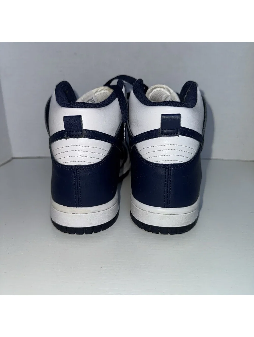 Nike Dunk High GS White Midnight Navy DB2179-104 Size 5Y Women’s 6.5 With Box